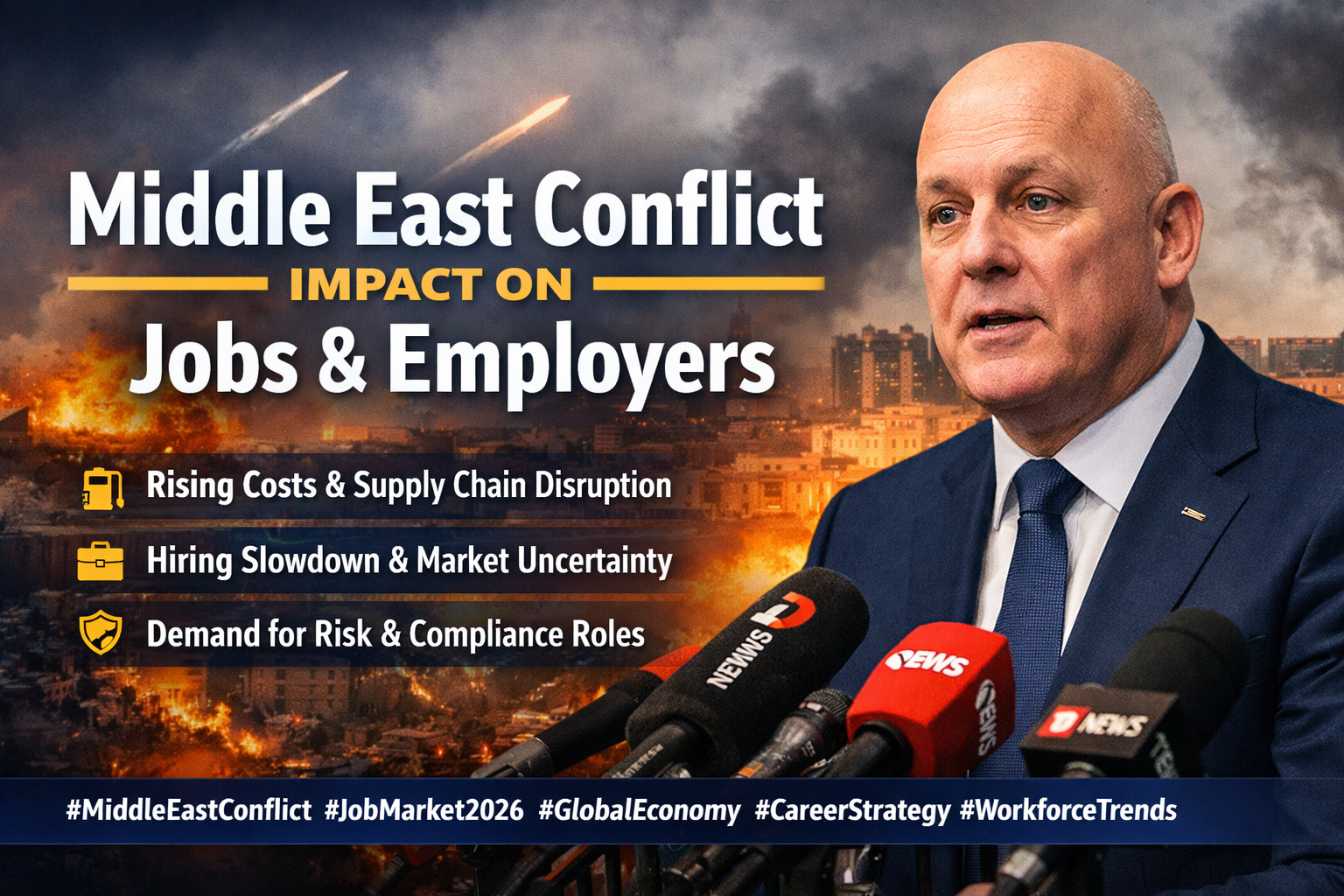 Middle East Conflict Raises Concerns for Employers and Job Seekers