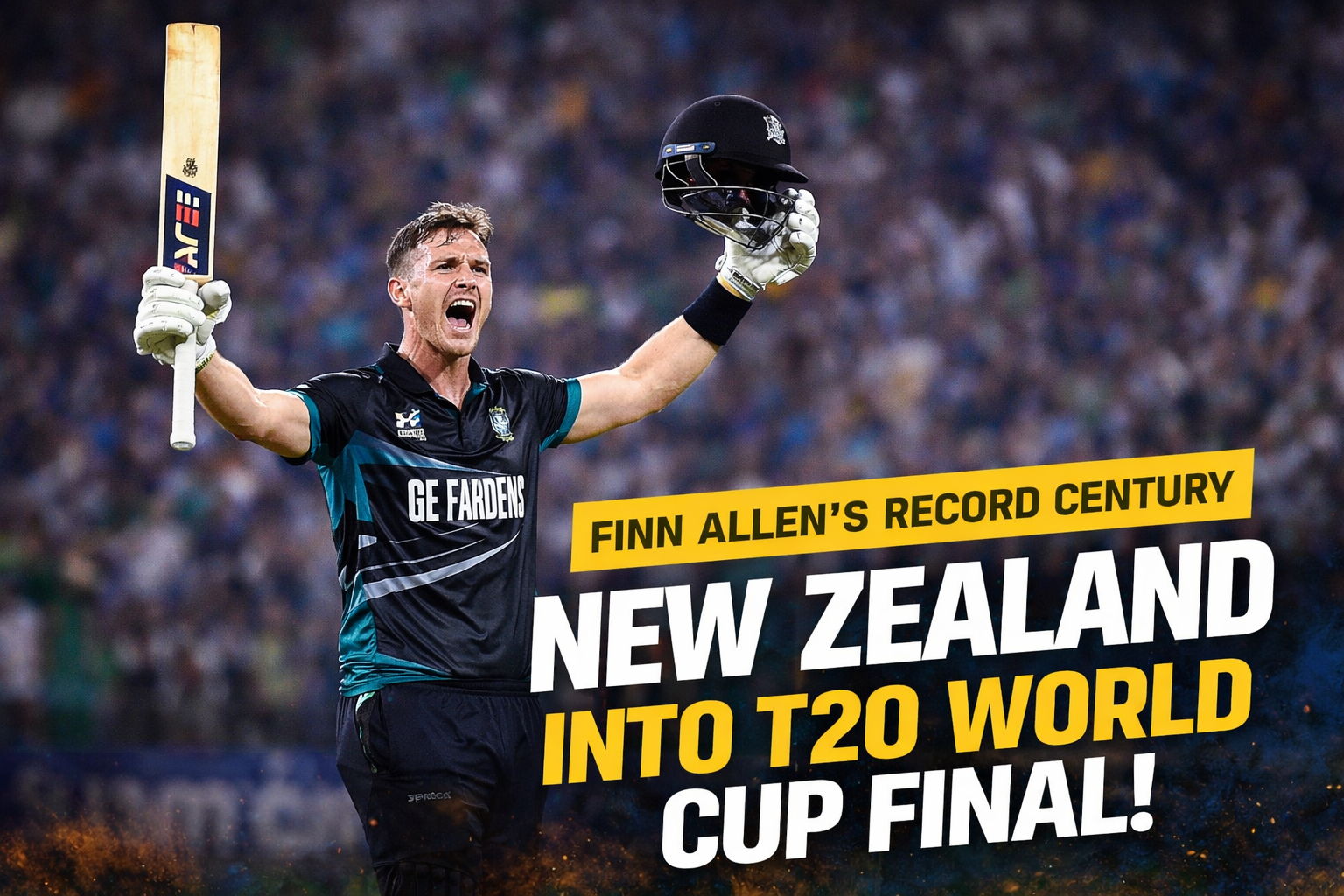 Finn Allen’s Record Century Sends New Zealand into T20 World Cup Final