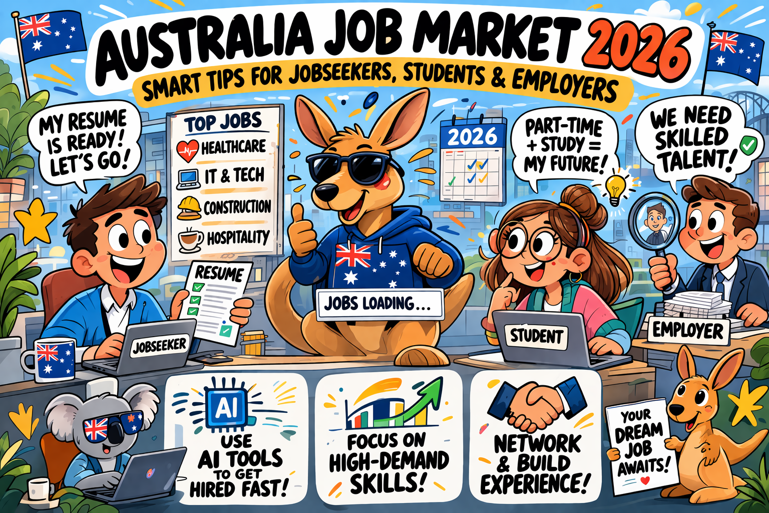 Smart Career Strategies for 2026 in Australia: Tips for Jobseekers, Students & Employers